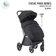 GENERICO - COCHE PARA BEBE MX-070 KIDILO NEGRO