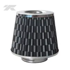 GENERICO - Filtro de Aire Cónico Deportivo Universal Carbon