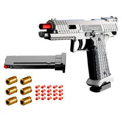 GENERICO - Pistola de Juguete Segura con Balas Suaves para Niños