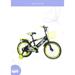 Baby - Bicicleta Montañera para Niño Infantil Aro 16 - COLOR AMARILLO