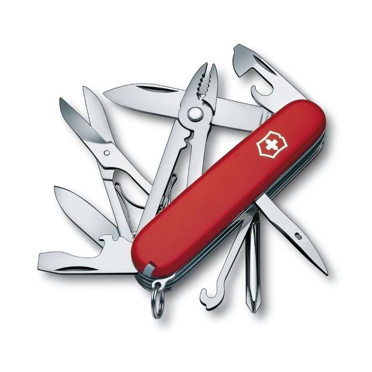 Navaja Deluxe Tinker color Rojo Victorinox