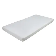 CARESTINO - Colchón Impermeable Para Cuna Cama 140x70x10cm Blanco