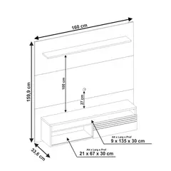 LOAGO - PANEL PARA TV DE 65 PULGADAS