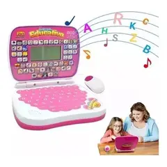 GENERICO - Mini Laptop Inteligente De Aprendizaje Para Niñas Portátil Rosado