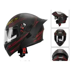 UNIVERSAL COLORS - CASCO ABATIBLE QIKE DOT COD4  MOTO