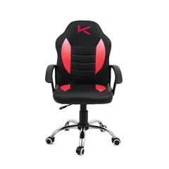 KUZLER - Silla Gamer para Niños Roja TARN-101RE Ergonómica y Resistente