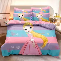 TORO - Edredón Reversible Plaza y Media 5 Piezas