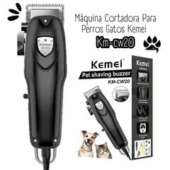 KEMEI - Maquina de Mascota Kemei KM-CW20 NEGRO