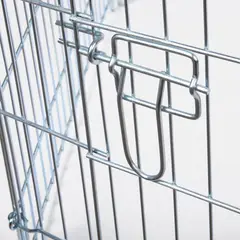 GENERICO - CORRAL CERCO PLEGABLE PARA MASCOTA 60X60CM 6PZAS