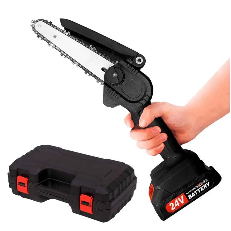 Mini Motosierra Electrica Inalámbrica 6 Pulgadas