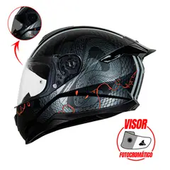 LS2 - CASCO FF802 SERPENT VISOR FOTOCROMATICO CERTIFICADO