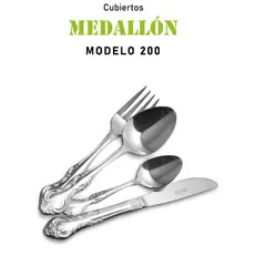 FACUSA - CUCHARA  FACUSA MEDALLON MOD 200 DE 12 PIEZAS