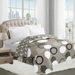 GOLDSUN - CUBRE CAMA 1 PIEZA TELA CON TELA DE VERANO 2 PLAZAS