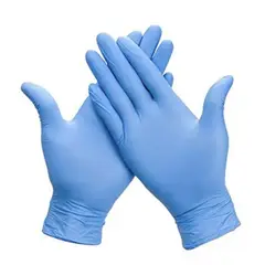 GENERICO - GUANTES NITRILO AZUL TALLA L CAJA X 100 UNID