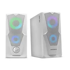MICRONICS - Parlante para PC RGB Blanco Milano MIC S310W