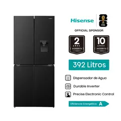 Hisense - Refrigerador Hisense 392LT RQ3P431NMBA