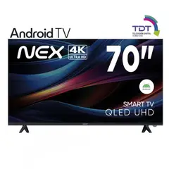 NEX - Televisor QLED 70 4K ULTRA HD ANDROID TV TVQLED70S