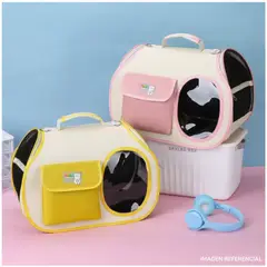 INSPIRA MARKET - Bolso Transportador para Mascotas Kawaii Multicolor