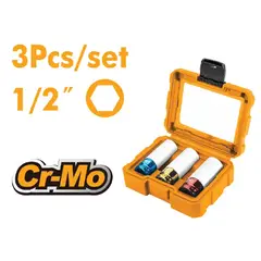 INGCO TOOLS - SET 3 DADOS PARA LLANTAS 1/2" INGCO HNMLNS031
