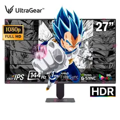 LG - Monitor LG 27G411A-B 27” Full HD IPS 144Hz 1Ms G-Sync FreeSync