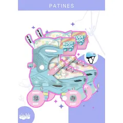 GENERICO - PATINES C/LUCES MAGIC  GATO CELESTE - M (35-38)