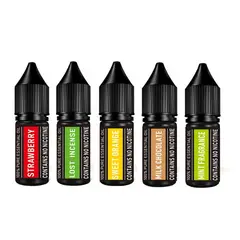 GENERICO - Set 5 Aromas Pistola de Humo 10ml Coctelería Molecular Gourmet