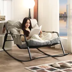 GENERICO - SILLA MECEDORA SILLÓN SOFÁ EXTRA GRANDE ALMOHADA DOBLE CARA TERRAZA JARDIN PLAYA INTERIOR EXTERIOR