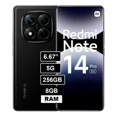 XIAOMI - Redmi Note 14 Pro 5G 256GB 8GB NEGRO