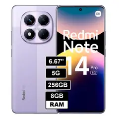 XIAOMI - Smartphone Note 14 pro 5G 8GB RAM 256GB PÚRPURA