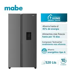 MABE - Refrigeradora Side by Side TecInverter 520L Inox MSD565QMLSS0