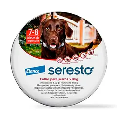 SERESTO - Collar Antipulga Para Perros Mayores de 8 Kg