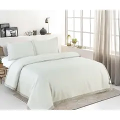 CASATEX - Cubrecama de Verano + Fundas de Almohada 100% Algodón 2 Plazas