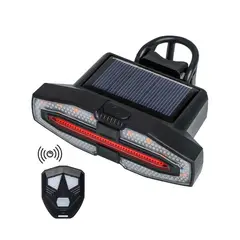 GENERICO - LUZ TRASERA DIRECCIONAL PARA BICICLETA CON CONTROL INALAMBRICO