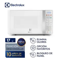 Electrolux - Horno Microondas Electrolux 17L EMDO17S2GSRUW  Blanco