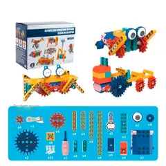 GENERICO - Juego Didáctico Infantil Bloques de Construcción Eléctricos 116 pcs