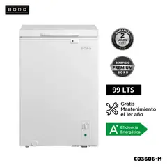 BORD - CONGELADORA BORD 99 L BLANCO - CO99BINV-M
