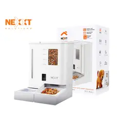 NEXXT SOLUTIONS - Dispensador Agua y Alimento para mascotas NHA-P710 Nexxt Cámara 2K Bandeja Removible