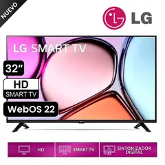 LG - Televisor 32 Pulg. LED Smart TV HD con Thinq AI 32LR600BPSC
