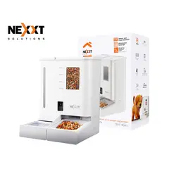 NEXXT SOLUTIONS - Dispensador Smart Alimento y Agua para mascotas Nexxt NHA-P710 Cámara 2K Control Voz