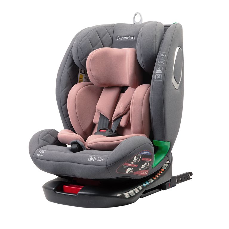 Silla de Auto HAMBURGO I-Size 40-150cm Isofix Rosa Viejo