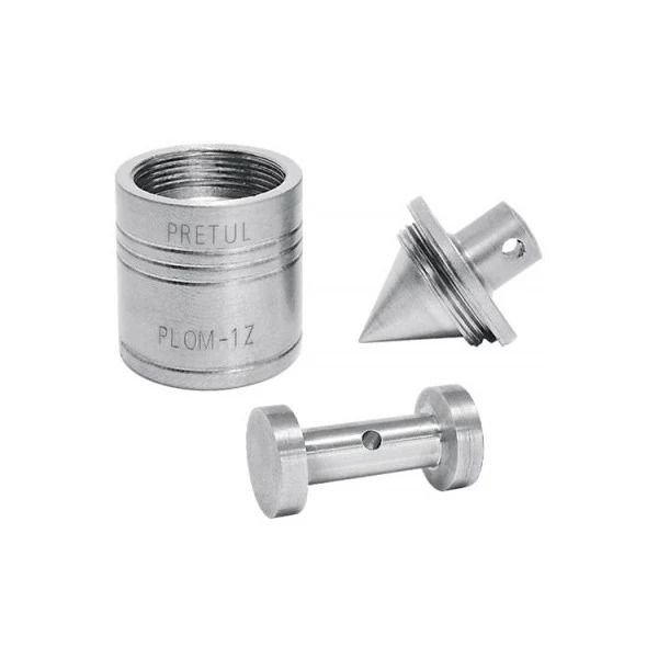 Plomada metálica de 675 g (24 oz) con centro, Pretul - 22464