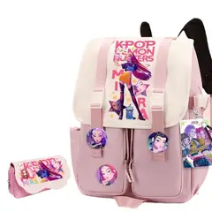 TIOZONEY - Juego de mochila escolar Kpop Las Guerreras K-pop Huntrix Cazadoras de demonios