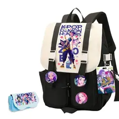TIOZONEY - Juego de mochila escolar Kpop Las Guerreras K-pop Huntrix Cazadoras de demonios