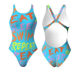 TURBO - Traje De Baño Natacion Sleep Swim Repeat