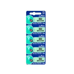 PREMIUM - PILAS Boton 362 SR721SW Alcalina MURATA X 5 UNIDADES