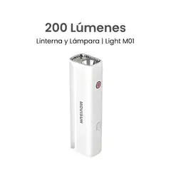 MOVISUN - Linterna Magnética MOVISUN Light M01 – LED, Modo Linterna y Lámpara, 60/200 lm, Recargable, 1200 mAh