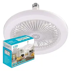 OEM - Ventilador y Lampara Led - Luz Fria y Calida - Bajo Consumo