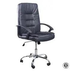 ALTHEA CONFORT - Silla De Oficina Ergonómica Gerente Capellini Cuero Negro Althea Confort