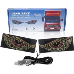 INSPIRA MARKET - Luz Ojos LED para Auto Camiones decorativo Multicolor