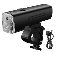 GENERICO - Linterna de bicicleta profesional LED recargable 1300 lúmenes USB-C